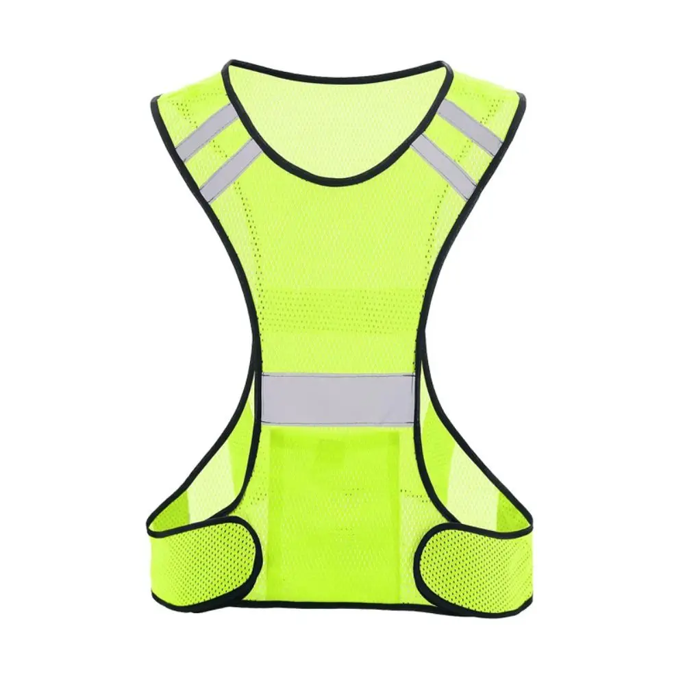 Polyester Night Riding Vests Elastic Webbing Walking Running Reflective Vest Safety Highlight Reflective Safety Vest