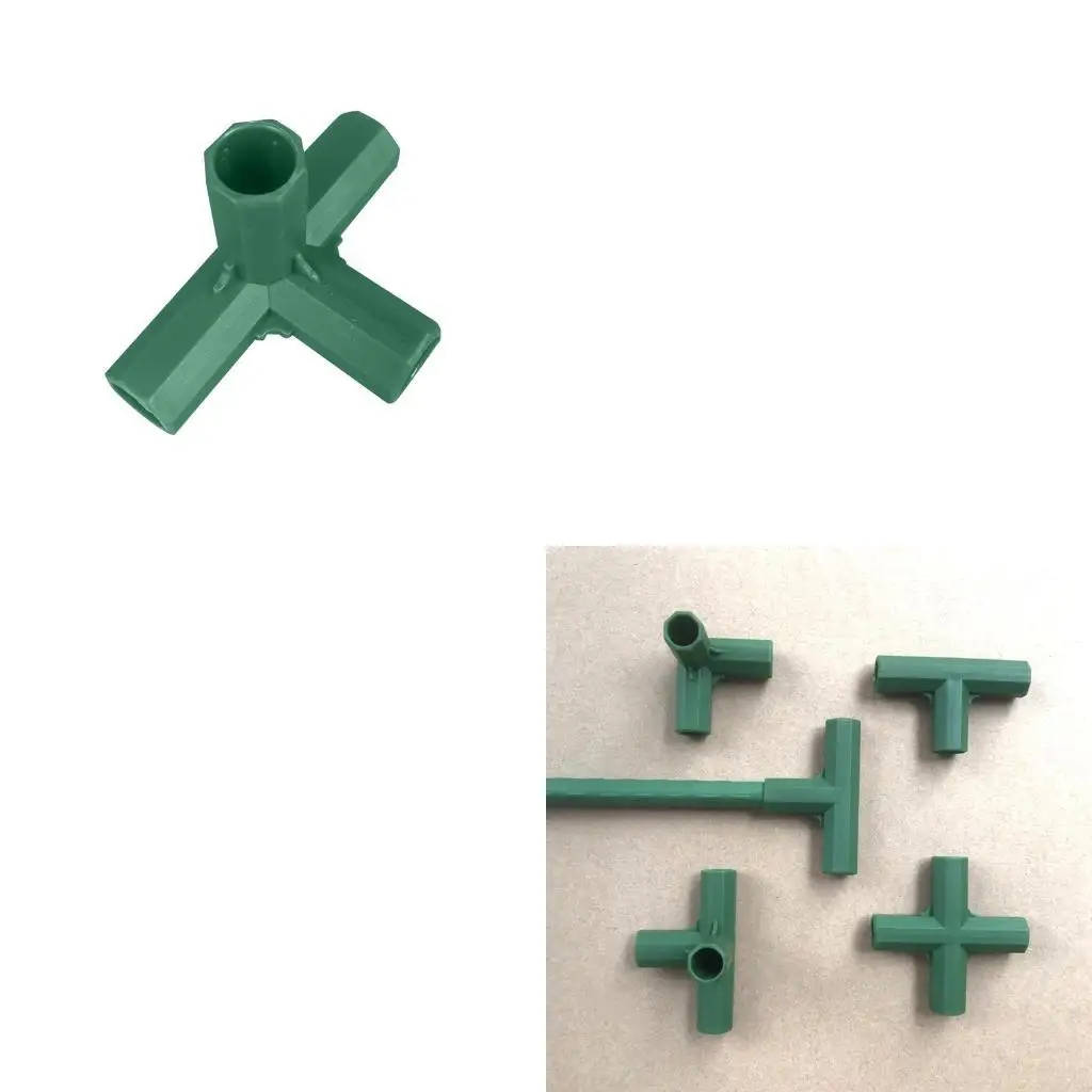 

PVC Fitting 16mm Furniture Grade Elbow for Greenhouse DIY 90 Degree Elbow 3/4/5-Way PVC Pipe Fitting C5AD