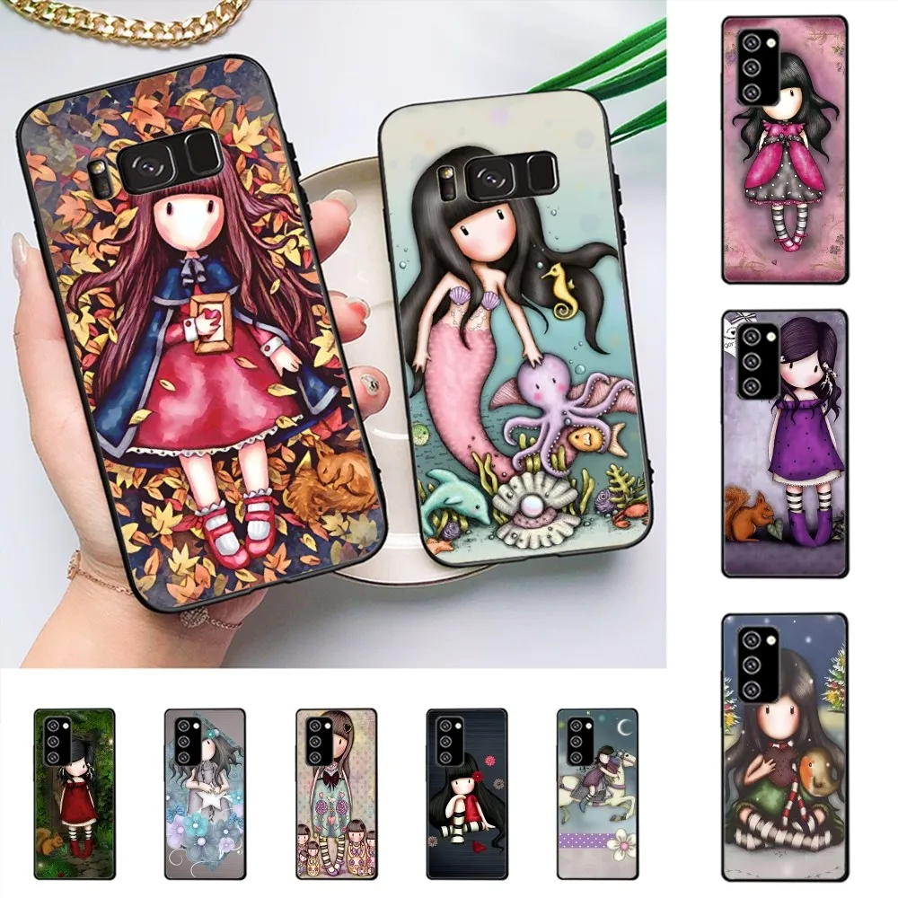 

Cartoon Girl Santoro Design-Gorjusses Mousepad For Samsung J 7 plus 7core J7 neo J6 plus prime J6 J4 J5 Mobile Cover