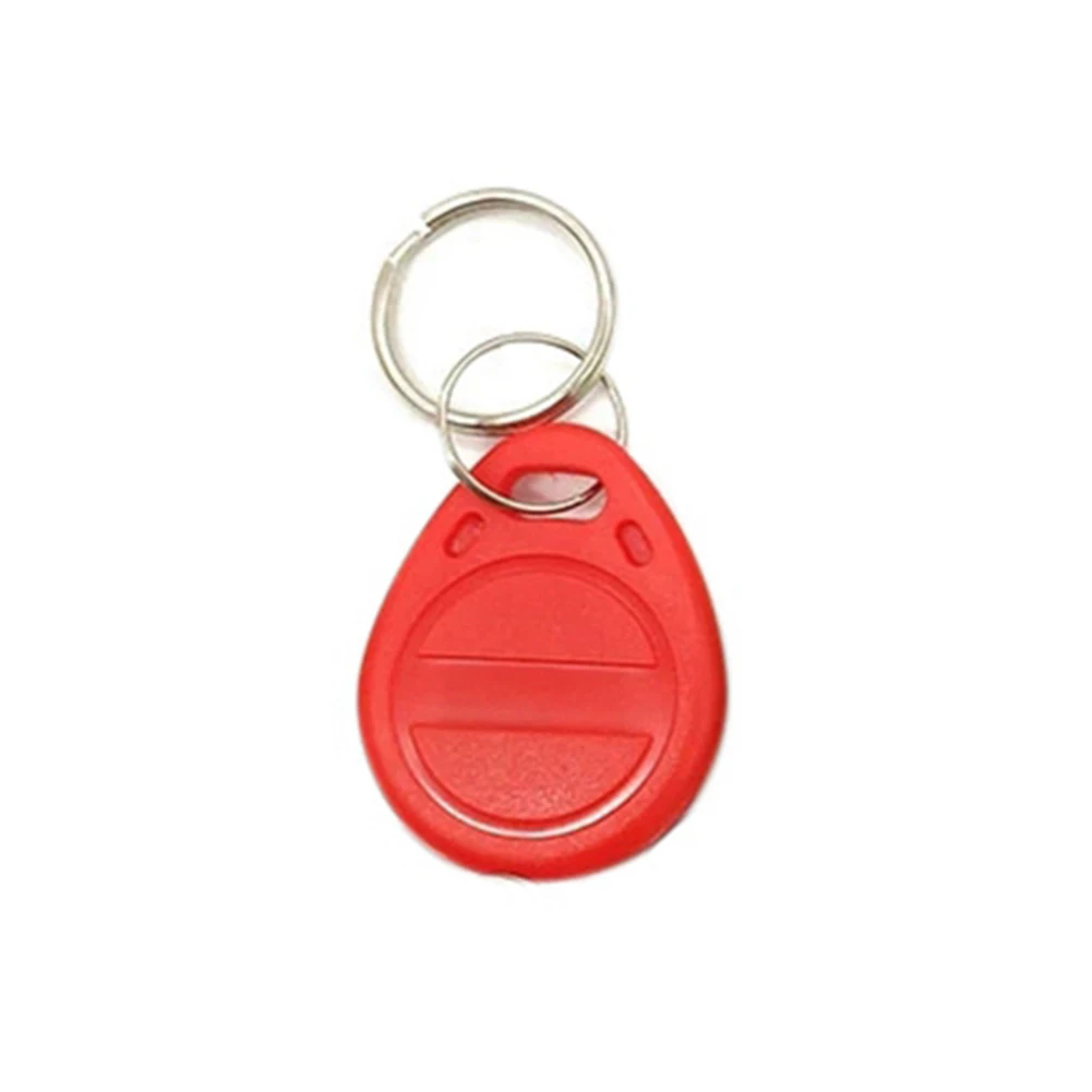 100Pcs EM4305 T5577 Copy Rewritable Writable Duplicate RFID Tag Copy 125Khz Card Proximity ID Token Keyfobs Red