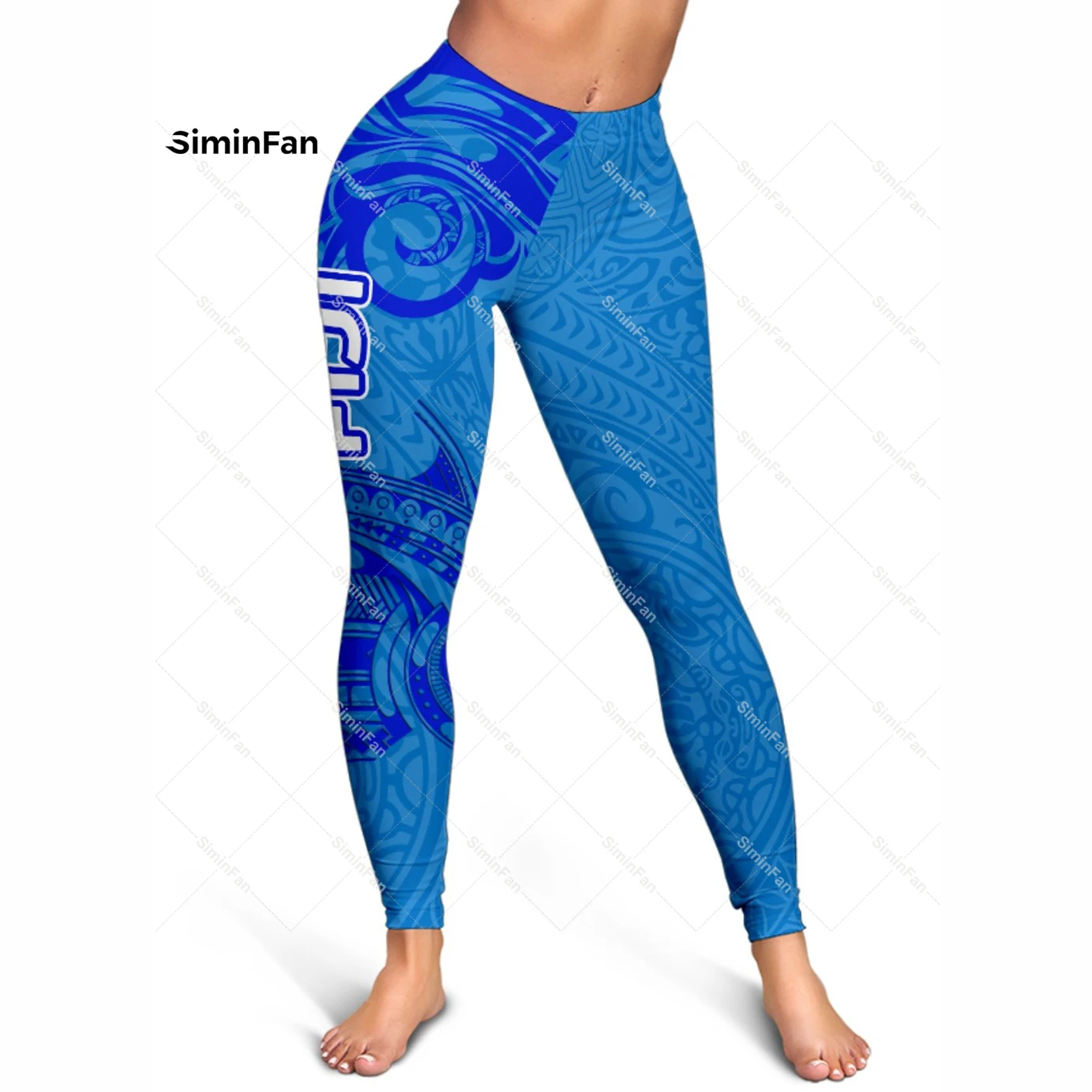 

Blue Fiji Rugby Waves 3D All Over Printed Women Legging Summer Sporty Pants Ladies Yoga Trousers Casual Sportswear Female Outfit