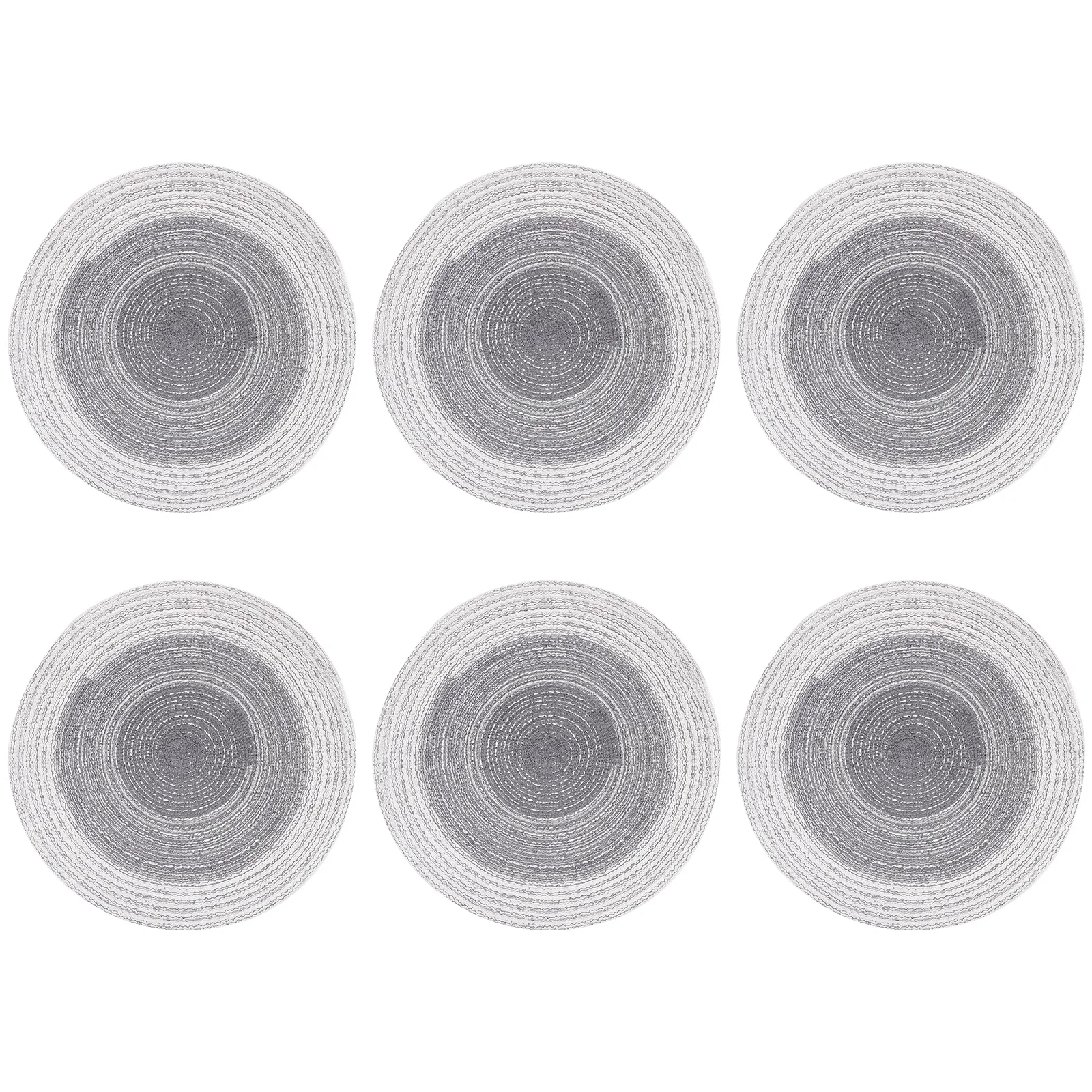 6 قطع مفرش طاولة بتصميم عازل للحرارة، ملمس يدوي ناعم ومريح مناسب كوستر أو دعائم صور لديكور المنزل