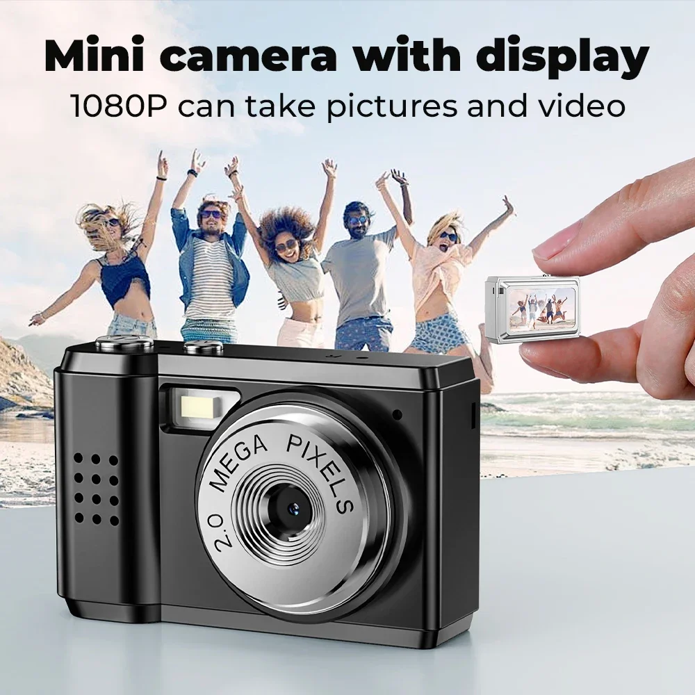 

S5 Retro Mini Camera With Screen CMOS Indoor Home Outdoor HD 1080p Sports Portable Very Small Video Recorder for Kids Gift