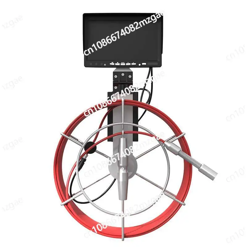 

High definition 7 inch industrial pipe endoscope sewer pipe steering high definition camera with video waterproof camera
