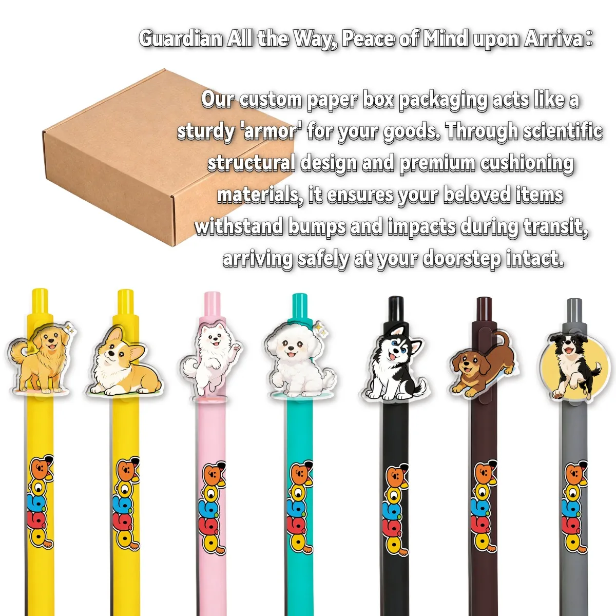 

7PCS/14PCS Dog-Themed Ballpoint Pens Student Writing Pens Office Stationery Creative Stationery Supplies