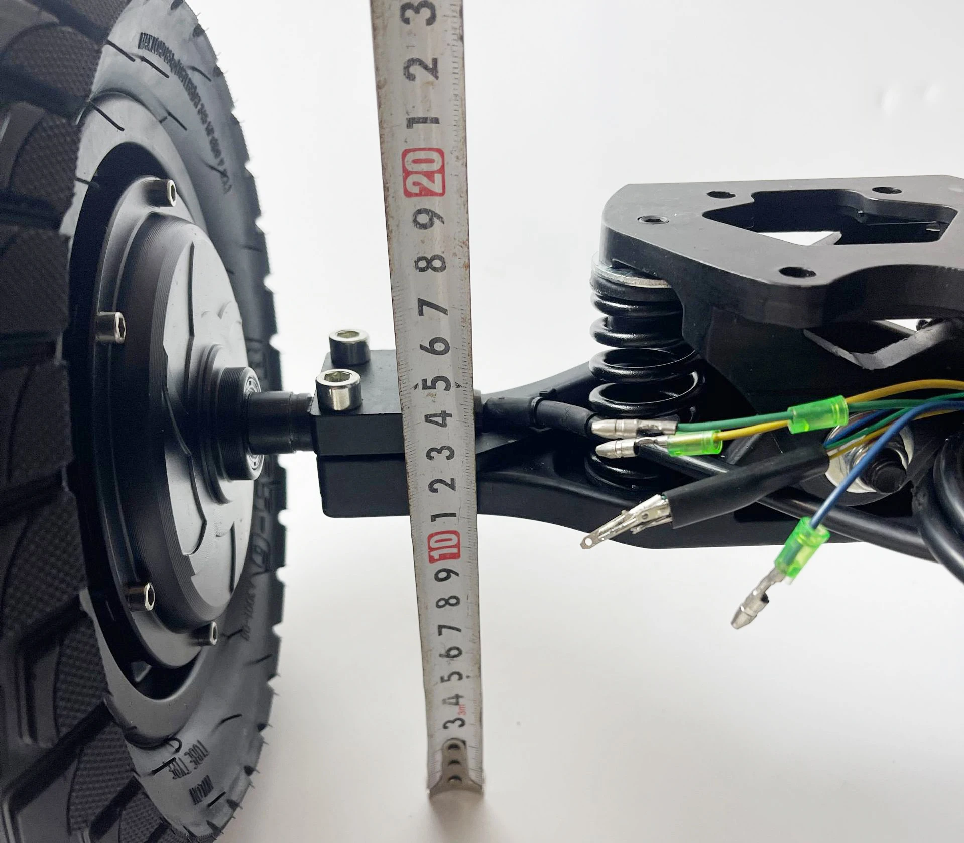 FOR High Torque 24v36v 48v 500w 1000w 10 inch Dual Drive Rear Axle Motor Wheel Kit For Electric Skatebaord Transport Robot