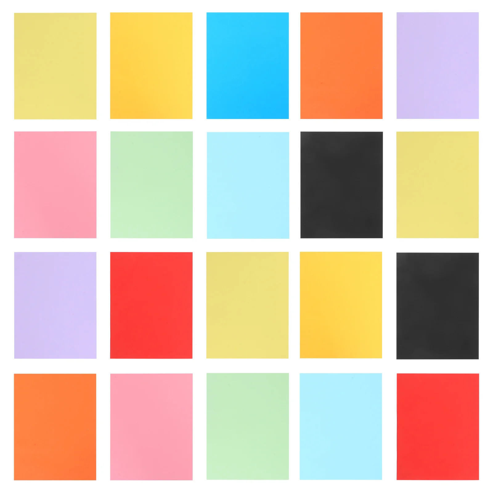 50 قطعة من البطاقات الملونة 200gsm A3 ورق سميك للحرف اليدوية ذاتية الصنع اوريغامي سكرابوكينغ أوراق ورق الحرف متعدد الألوان