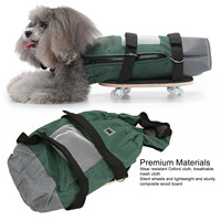 Dog Wheelchair Breathable Safe Chest Limbs Protection Rear Legs Pet Drag Bag Scooter for Paralyzed Pets