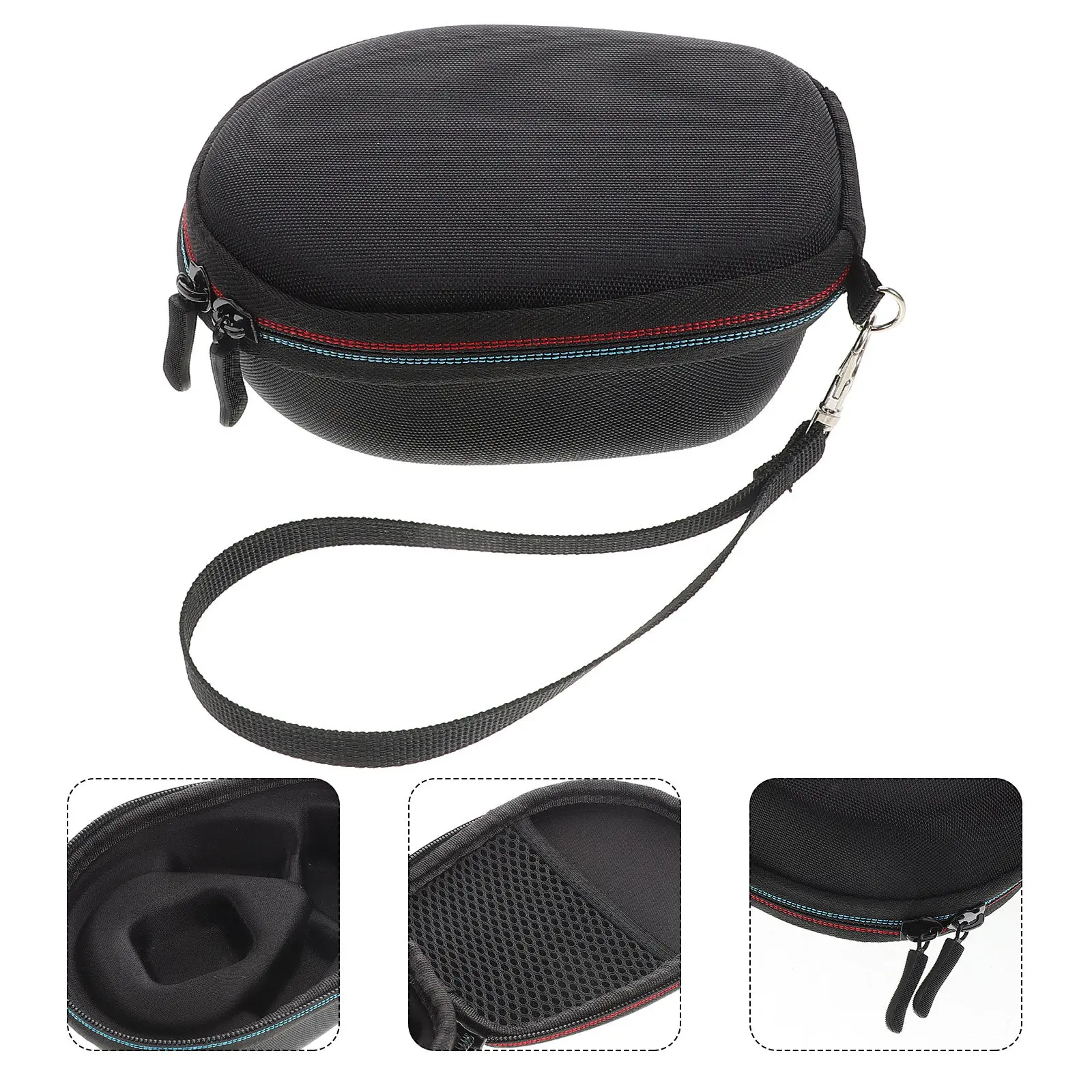 

Чехол для наушников с костной проводимостью, жесткий футляр из EVA для хранения наушников, компактный портативный органайзер для электроники, аксессуары для путешествий, маленький органайзер для кабелей