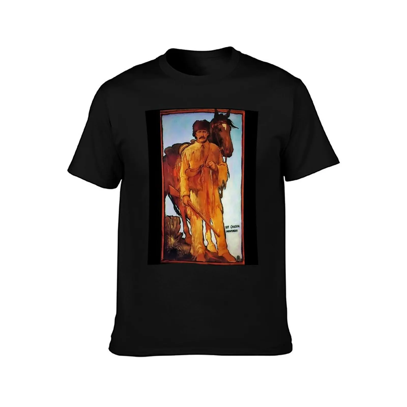 “Kit Carson - Pathfinder” by Gerald Cassidy T-Shirt Dry Fit Running Short Sleeve Top T-Shirt