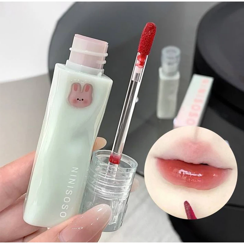 Ice trasparente Lip Glaze Water Gloss Mirror Face Dudu Lip Moisturizing Natural Whitening trasparente Glass Lip rossetto coreano