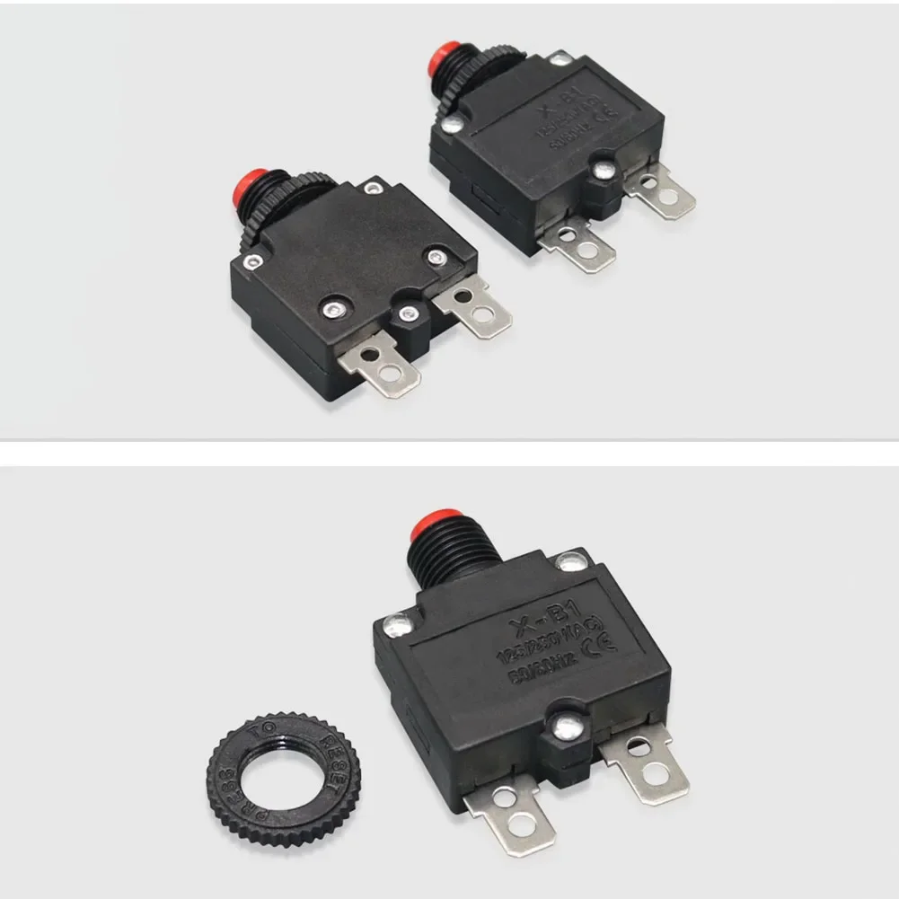Electrical Applications 46.4*28*13.2mm Dimensions Overload Switch Miniature Circuit Breaker For Safety Switch 10A Rated Current