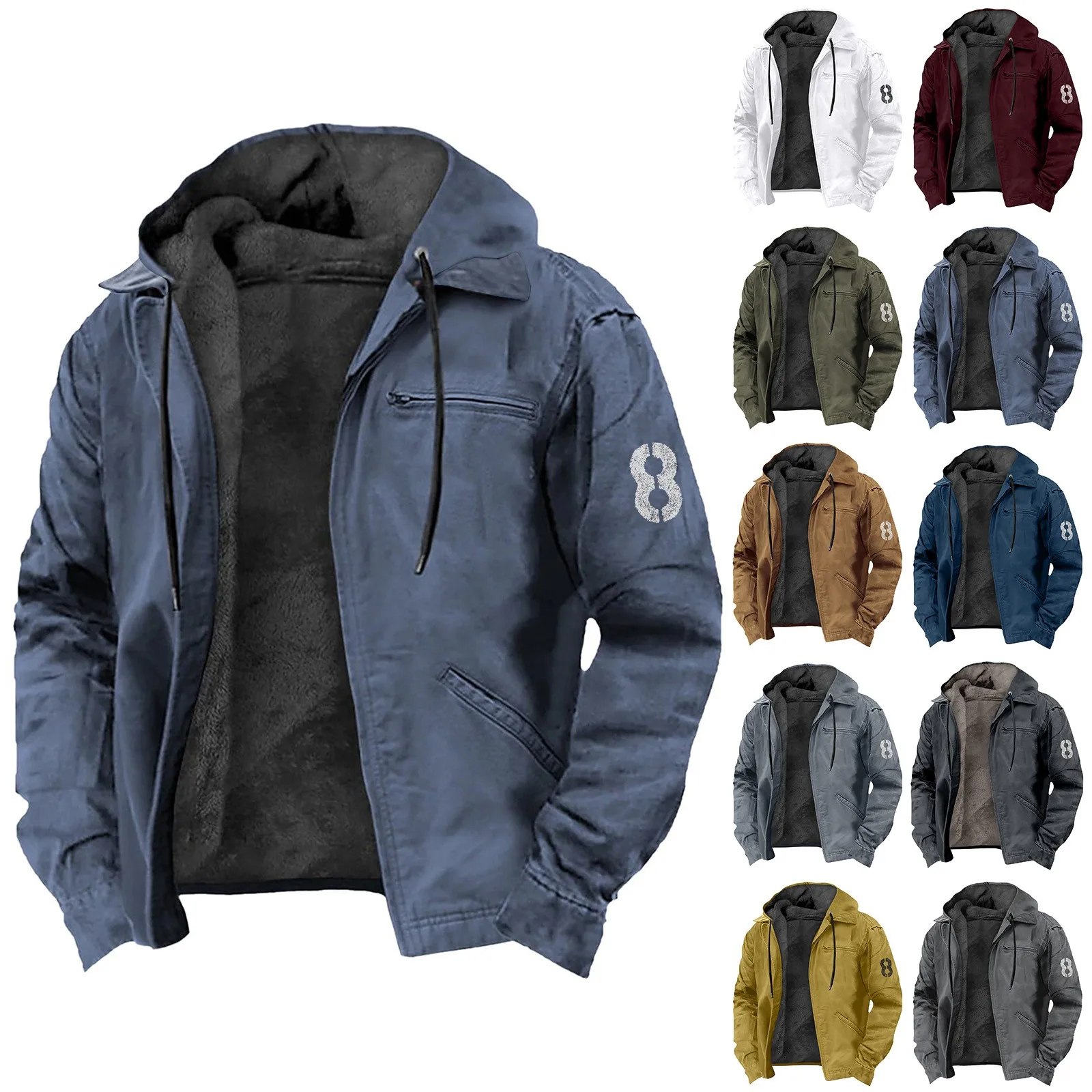 

Куртка на молнии для мужчин, рабочие куртки, повседневная мужская куртка, осенние куртки, мужская зимняя куртка, мужские легкие куртки