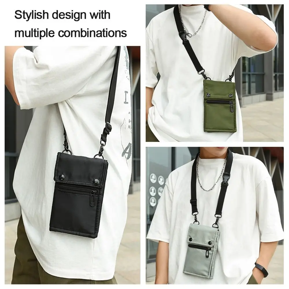 Men Mini Crossbody Bag Phone Pouch Small One Shoulder  Male ID Credit Card Case Boy Gift Money Pocket Handbag For Men Tote Bag