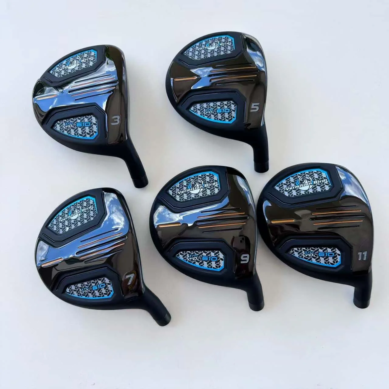 VB-610 Golf Fairway Wood Head Titanium Alloy Face Carbon Fiber Sole Low Center Of Gravity High Forgiveness Golf Club Head