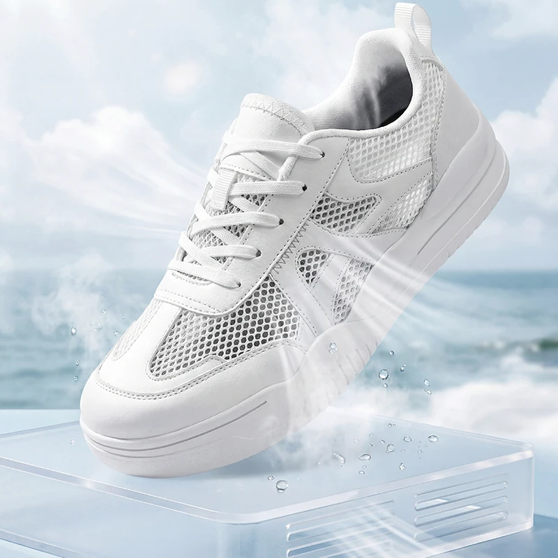 

Новые мужские повседневные кроссовки с широким носком, мягкой подошвой, дышащей сеткой, удобные, для ходьбы, большие размеры до 48