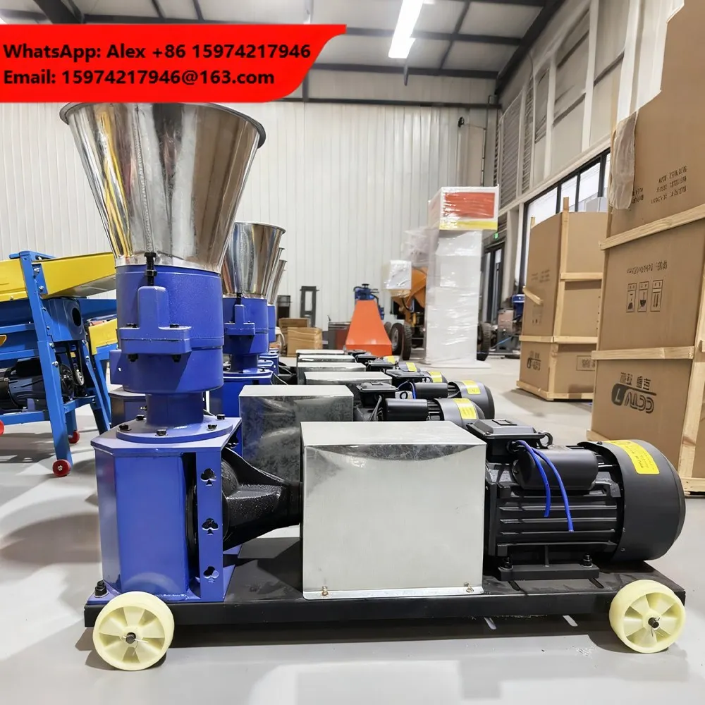 CE Certified Feed Pellet Machine With 200kg Per Hour Capacity For Making Poultry And Livestock Feed Pellets