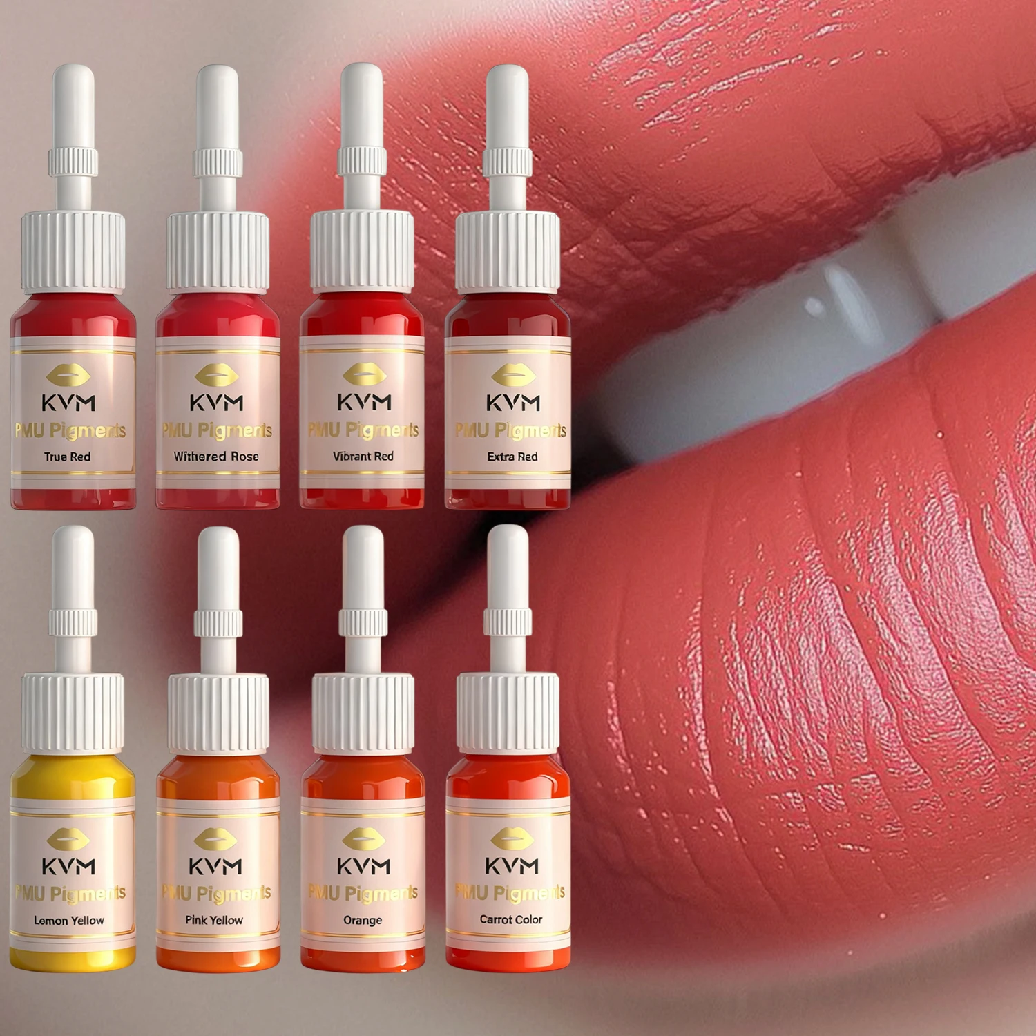 5/8pcs 5ML Tattoo Pigments Makeup Tattoo Lips Eyebrows Eyeliners Pigments Semi Permanent Tattoo Pigments Beauty Art Women Use