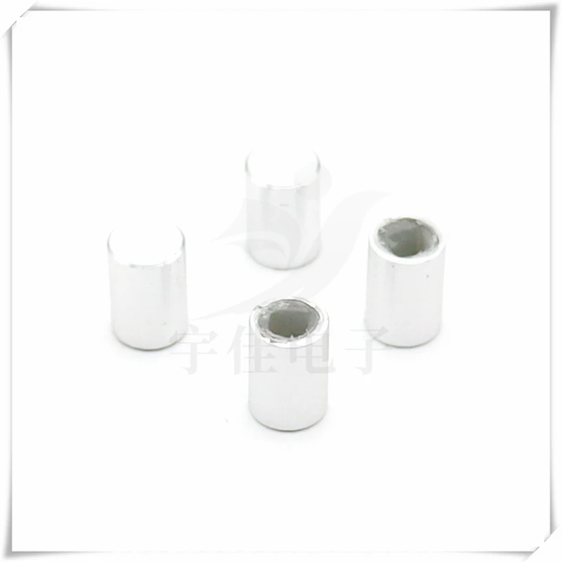 2PCS 7×10 Aluminum Alloy Key Cap Electronic Instrument Panel Switch Cap Power Amplifier Audio Key Cap Square Hole 3.2MM