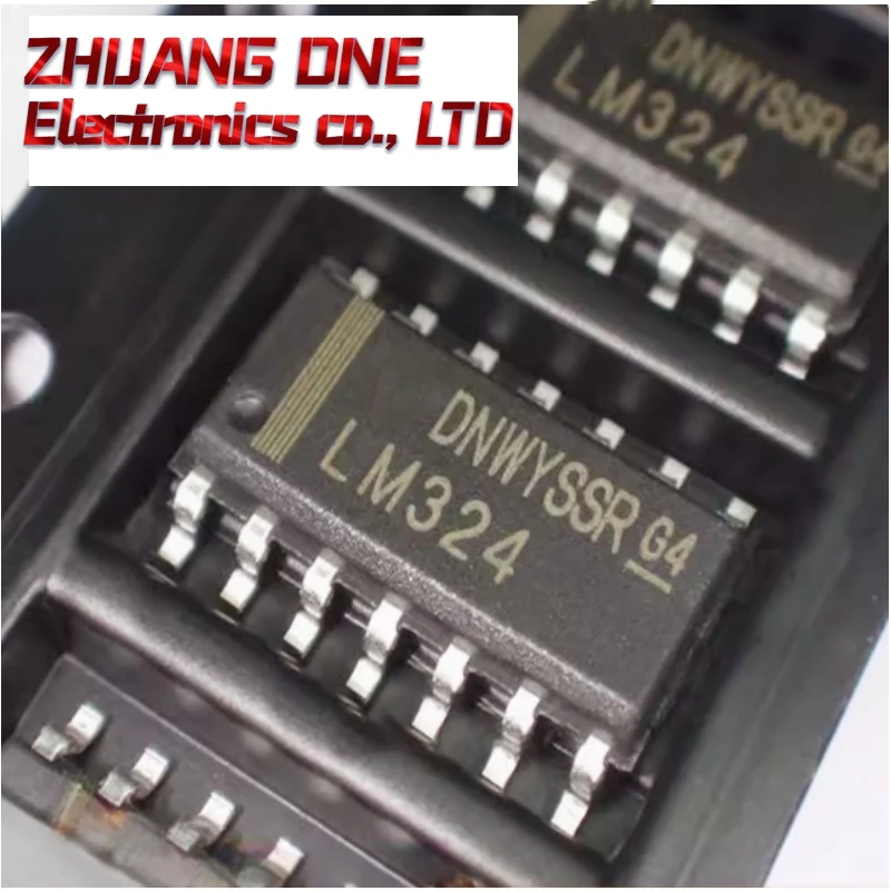 

10pcs/lot Brand New & Original on Lm324dr2g Lm324dg Four-Way Operaonal Amplifier Scker Sop-14