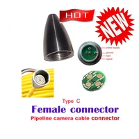 Kit de reparación de Cable de cámara de inspección de tuberías, conector de tubo, cabezal de cámara, pieza de repuesto