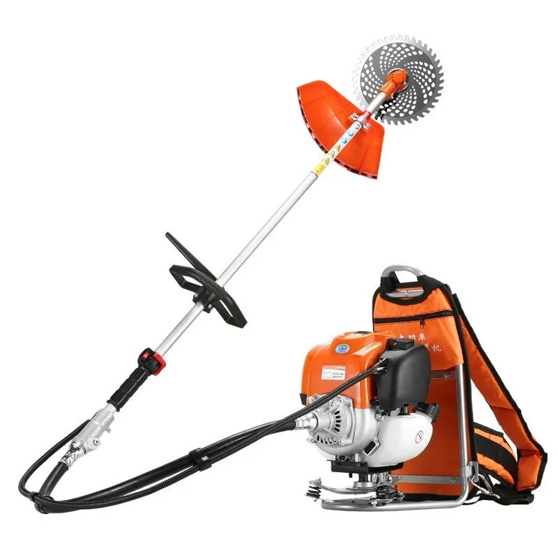 

Gasoline engine lawn mower four-stroke high-power backpack multi-functional small agricultural weeding and land reclamation