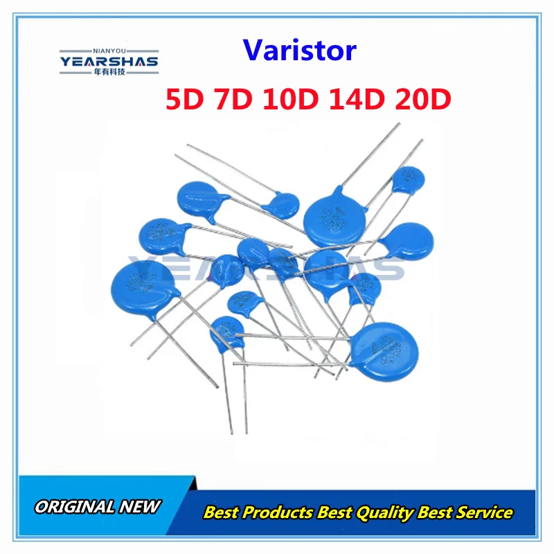 5 stücke Varis tor 20 d241k 20 d270k 20 d271k 20 d301k 20 d330k 20 d331k 20 d361k 20 d390k 20 d391k 20 d431k 20 d470k 20 d471k Piezo widerstand 20mm