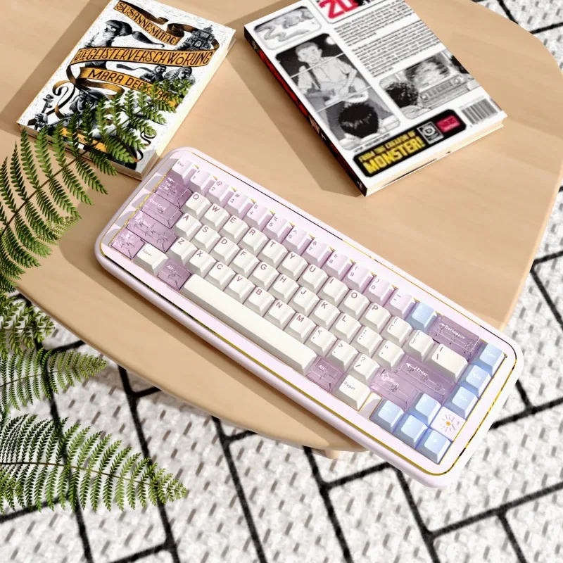 TASTE65 Mechanical Keyboard Kit Tri-mode 2.4G Wireless Aluminum RGB Customized 65%layout Gasket Office and Gaming Keyboard Kit