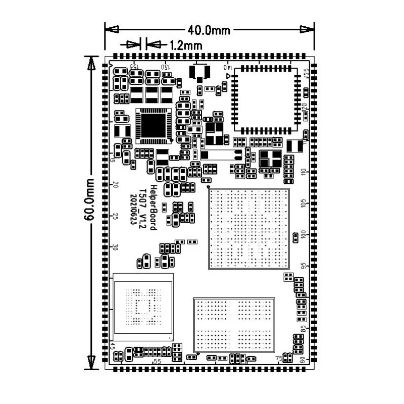 Placa de desarrollo integrada Allwinner T507, Control Industrial de código abierto para máquinas publicitarias, monitoreo médico
