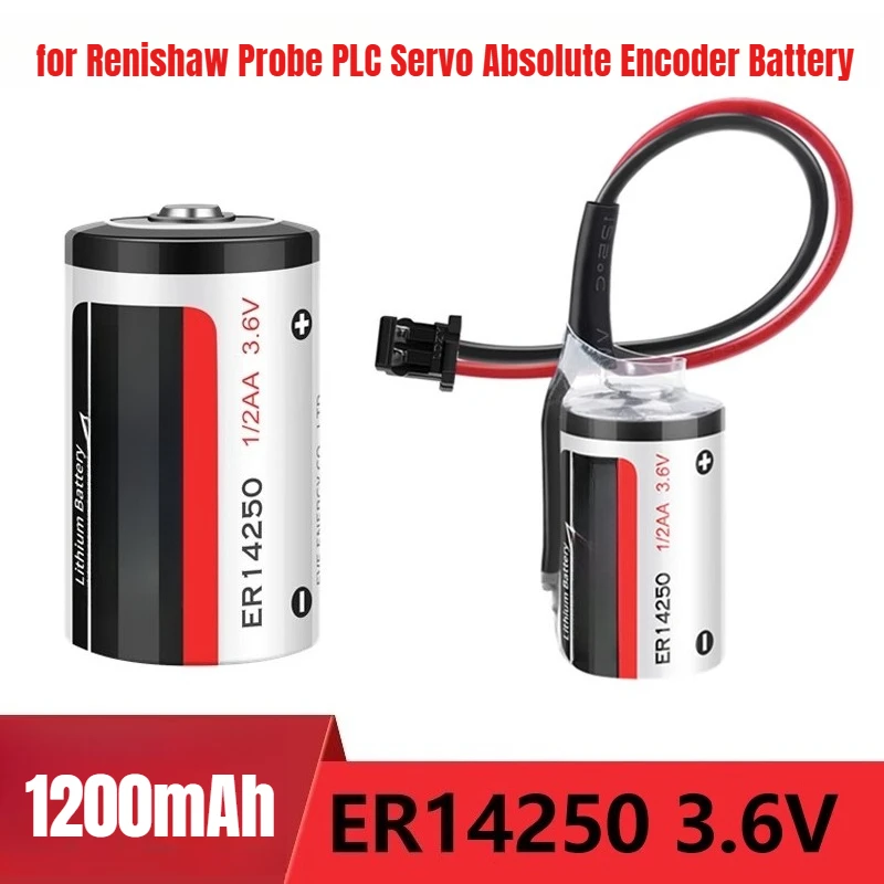 

ER14250 3,6 В 1200 мАч для sonda Renishaw PLC, аккумулятор для абсолютного энкодера с сервоприводом LS14250