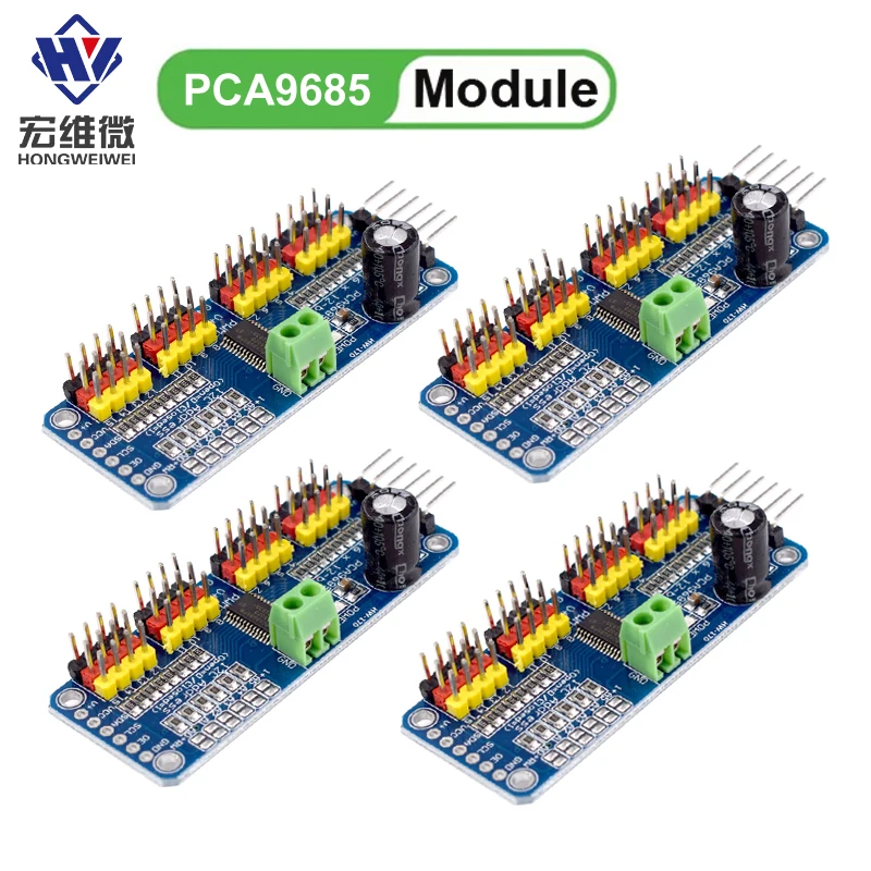 1-10PCS PCA9685 Robot Controller IIC Interfaccia 16 Canali 12 Bit PWM Servo Motore Scheda Driver per Arduino Robot/Raspberry Pi
