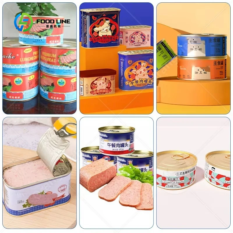 Customized Organic Canned Wet Dog Pets Food Processing Filling Machine Cats Cans Food Production Line
