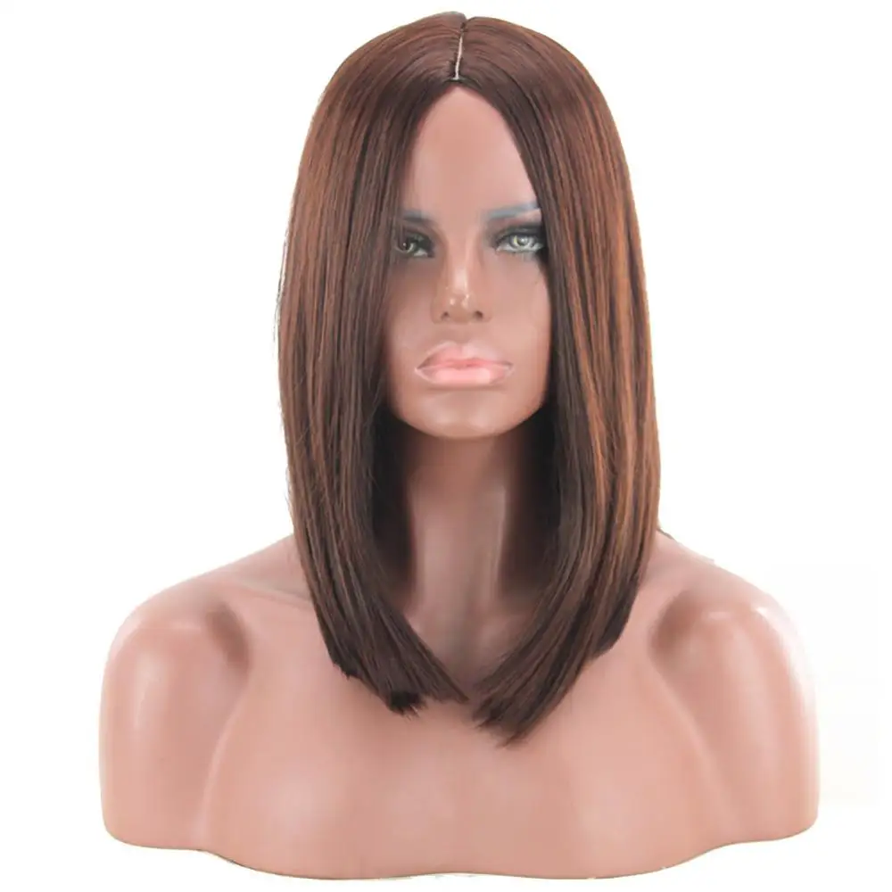 HD peruca de cabelo humano frontal do laço transparente, peruca frontal reta, pré arrancadas, cor preta, perucas sintéticas cosplay