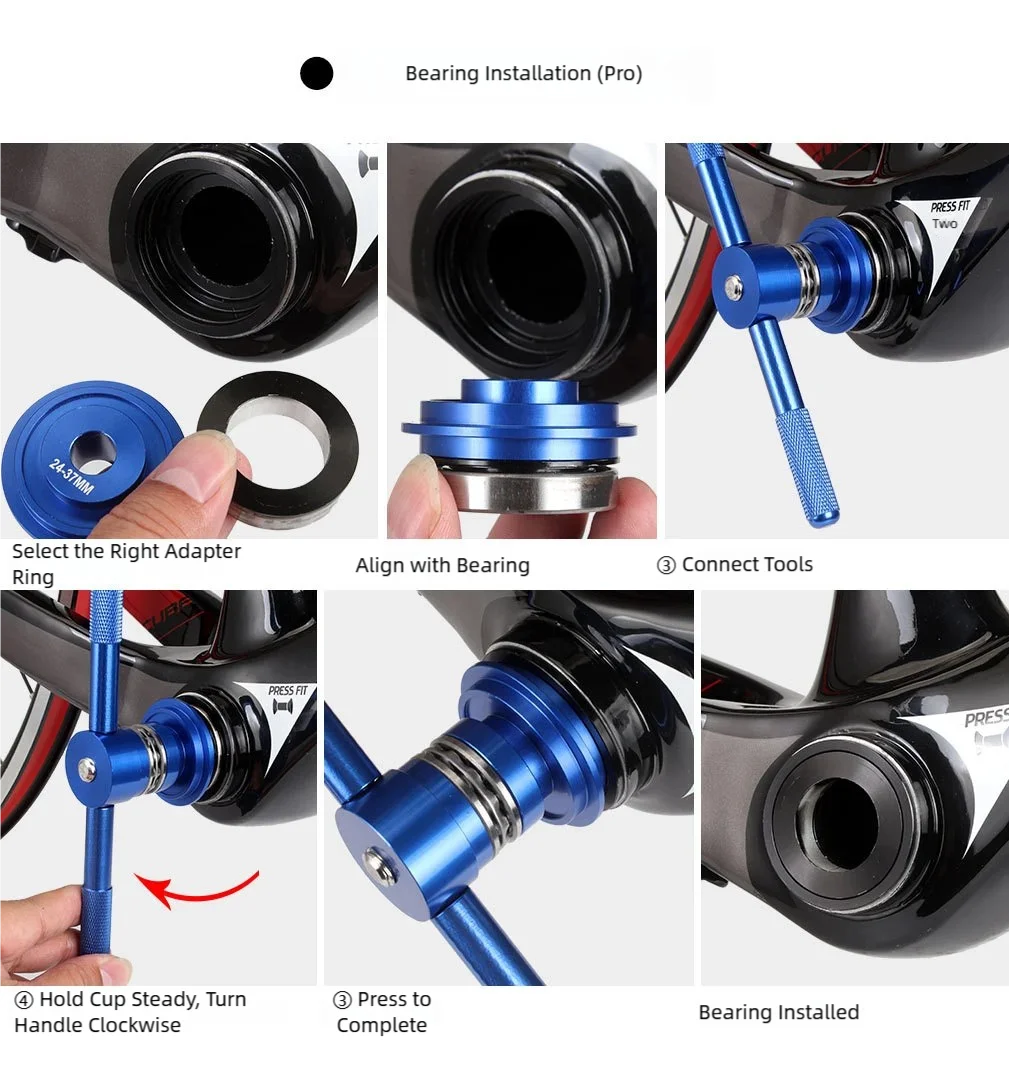 TOOPRE Mountainbike- und Rennrad-Innenlager-Montage- und Demontagewerkzeug BB86/PF30/92/386 Universalwerkzeug – Detail 19