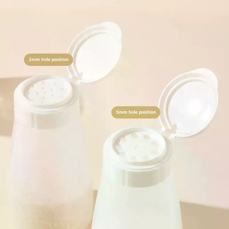 Kitchen Plastic Spice Bottle Barbecue Seasoning Bottle With Lid Salt Pepper Shaker Pepper Shaker Dustproof Mini Seasoning Jar