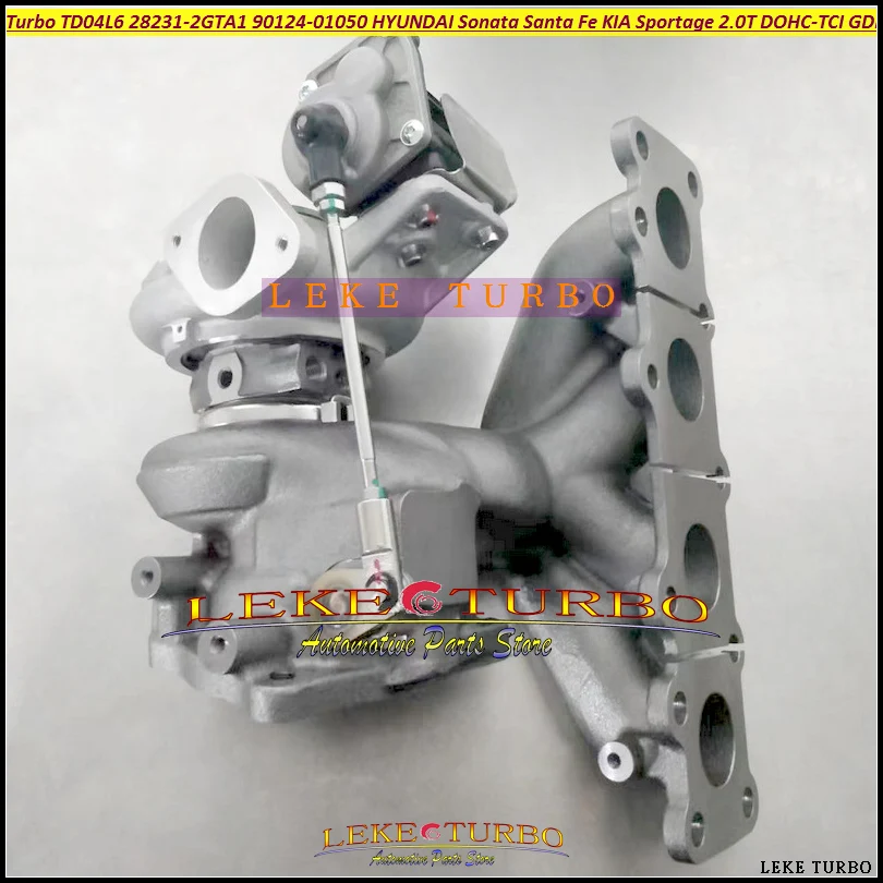 Turbo TD04L6 28231-2GTA1 282312GTA1 90124-01050 9012401050 For Hyundai Sonata Optima Santa Fe Sorrento Sportage DOHC-TCIGDI 2.0L