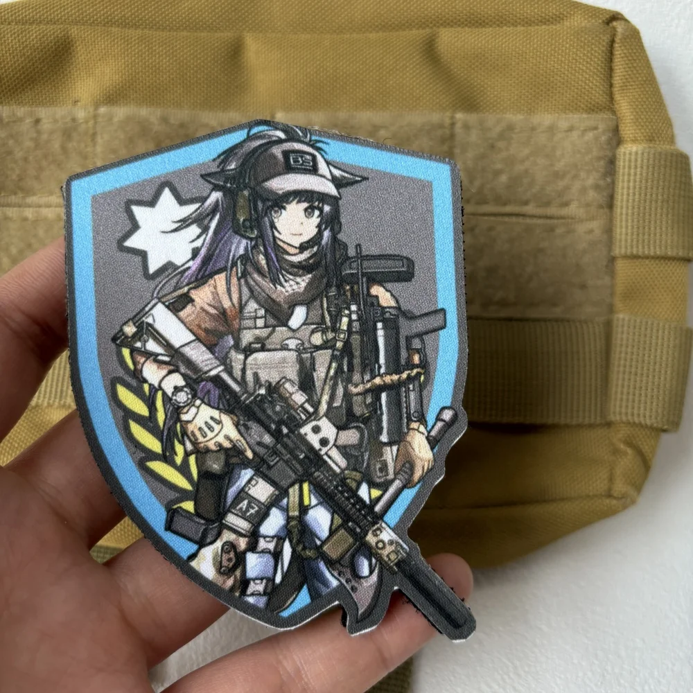 Parche táctico Arknights Sandstorm con velcro y emblema impreso - imagen 4