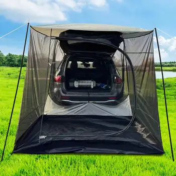 자동차 차양 쉘터 텐트, 휴대용 야외 자동차 캐노피, 태양 쉐이드 캐노피, 자동차 트럭, 자동차 후면 텐트 천막