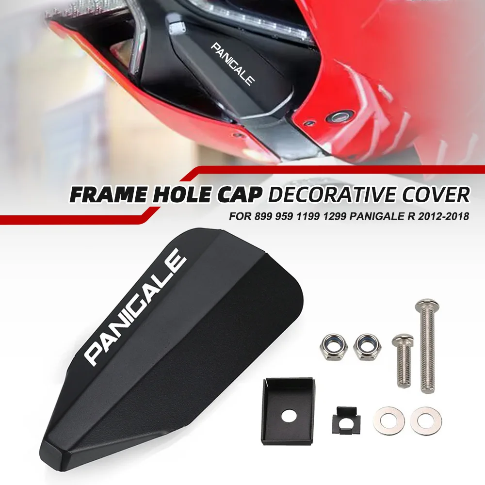 

License Plate Rear Fender For Ducati 899 959 1199 1299 Panigale R 2012-2018 Motorcycle Registration Eliminator BLOCK OFF PLATE