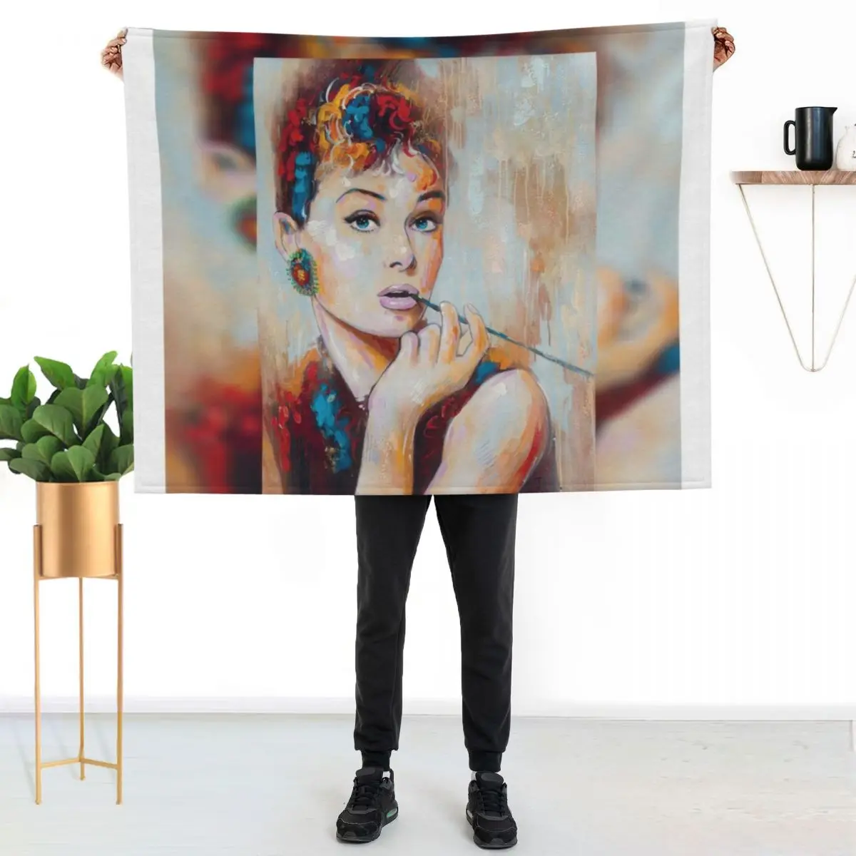 

Audrey Throw Blanket Stain Resistant Cozy Warm Blanket