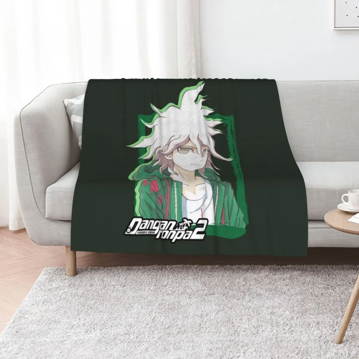 Nagito Komaeda Danganronpa 2 Throw Blanket for sofa Luxury St sofa bed Bed warm for winter Blankets