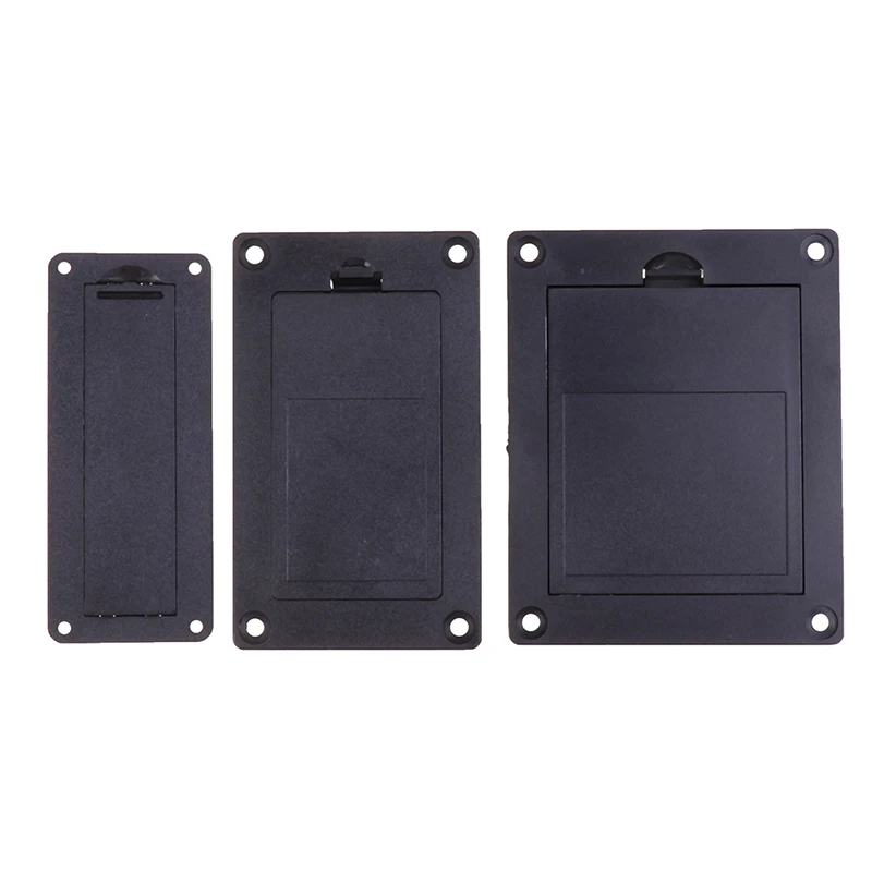 1 Slot 2 Slots 3 Slots Battery Case Black Plastic 18650 Li-ion Battery Case Holder Cell Batteries Storage Box Container