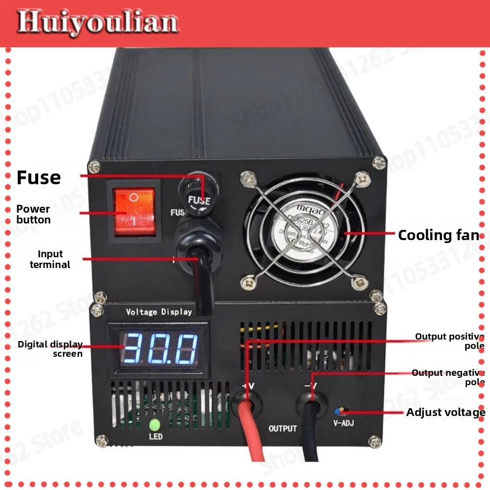 [High-power fast charging] 24V48V72V lithium battery charger 40A30A electric vehicle forklift RV universal