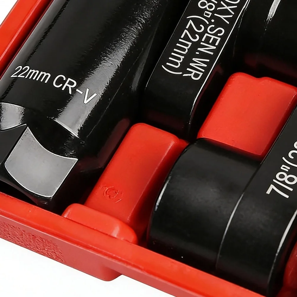 2026 New Tool 4PC Universal O2 Oxygen Sensor Socket Wrench Tool Remover Installer Set Box Oxygen Sensor Removing Tool Kit