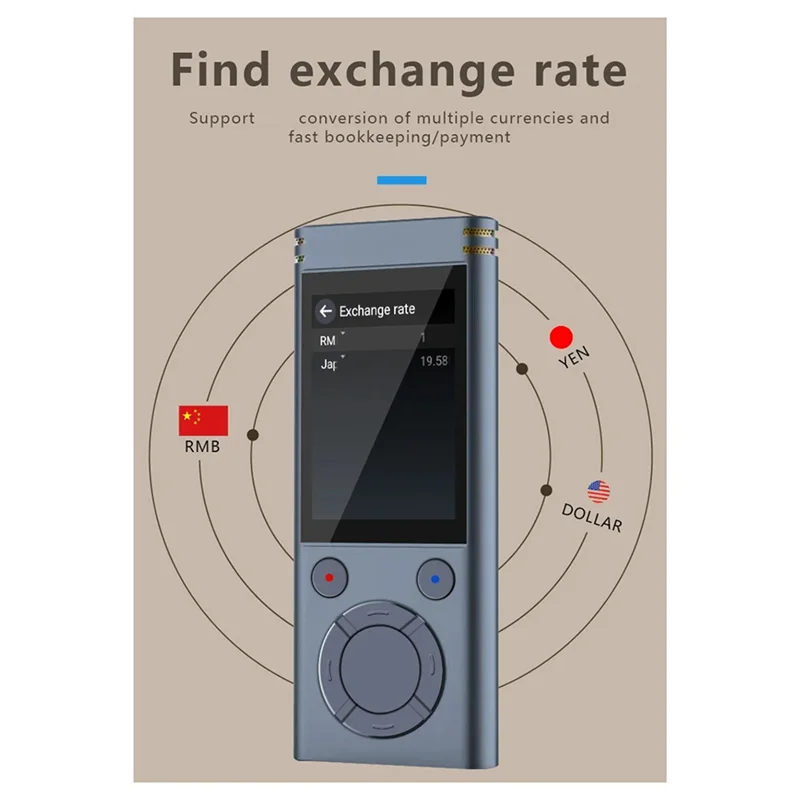 Stylish-AI Translator Recording Translation Transcription Pen Precise Offline Translation Simultaneous Interpretation C3 Record