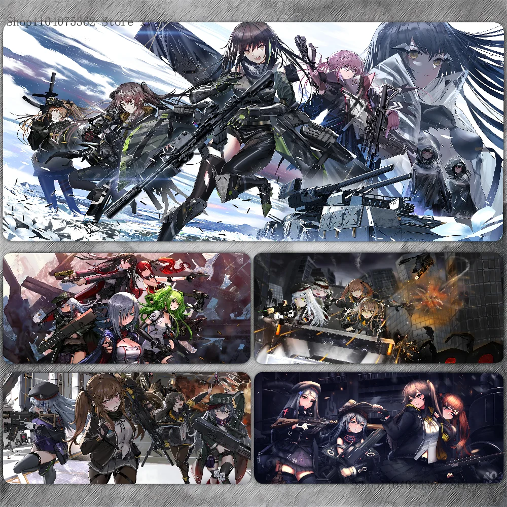 Girls Frontline Game Mousepad Large Keyboard Desk Mat Gaming Mouse Pad LockEdge Non-slip Mat