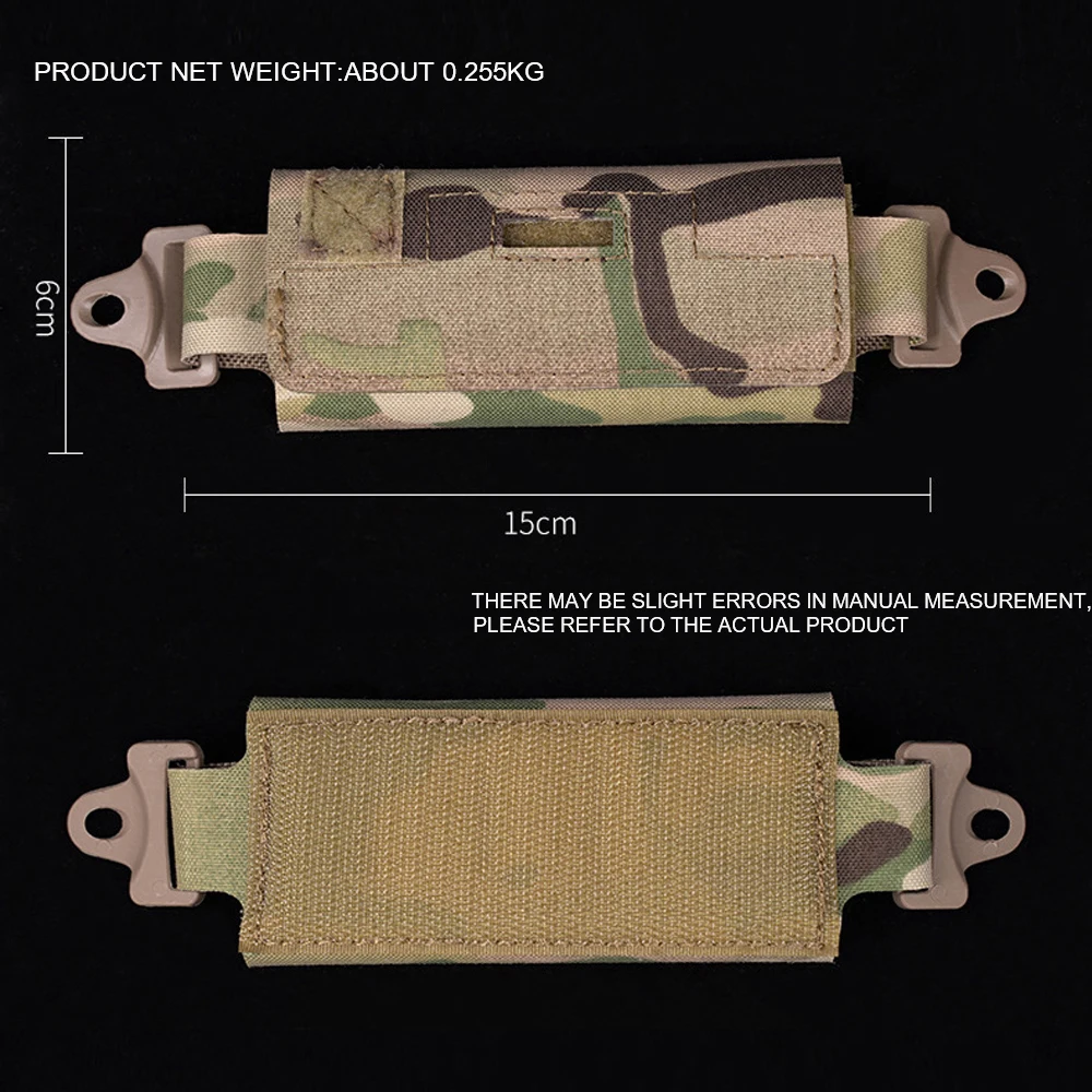 Tactical Airsoft Helmet Accessories Helmet Counterbalance Weight Bag NVG Counterweight Pouch For BJ PJ MH OPS-Core Fast Helmets