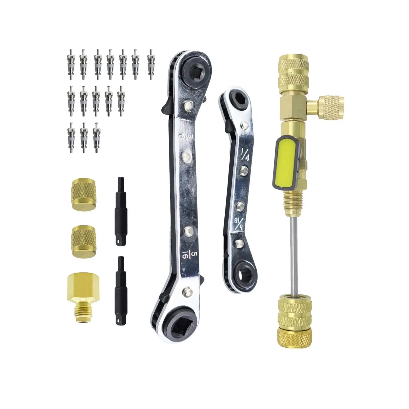 Strumento per la rimozione del nucleo della valvola dell'aria condizionata da 23 pezzi Installazione semplice professionale