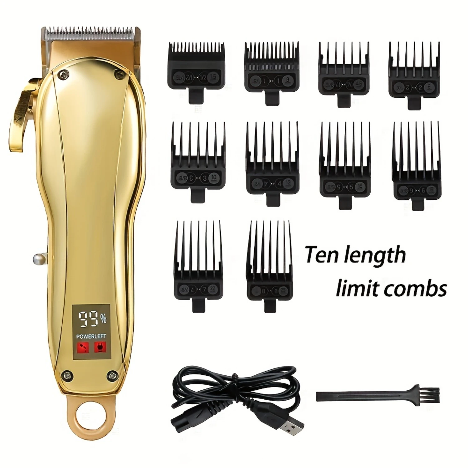 Salon-Quality Hair Clipper with Precision Blades for Effortless Styling