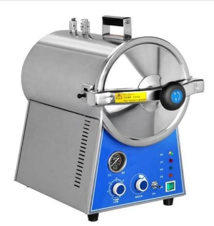 Table Top Pressure Fast Steam Sterilizer Autoclave Mini Small Sterilization Equipment 16L 24L